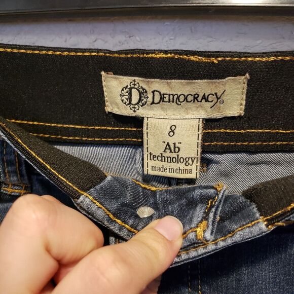 Democracy "Ab"Solution Skinny Jeggings Size 8 Jeans Medium - Picture 5 of 7